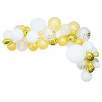 DIY White & Gold Balloon Arch Set (4M)