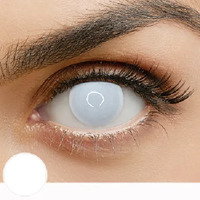 Crazy Contact Lens Blind White - 1 Year