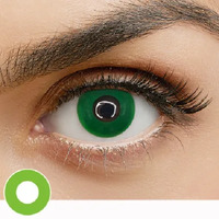 Crazy Contact Lens Lime Green - 1 Year