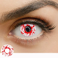 Crazy Contact Lens Blood Splatter - 1 Year