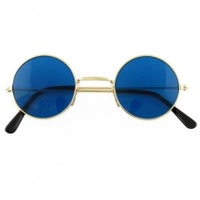 70s Blue Hippie Shades