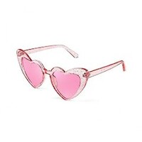 Pink Tint Heart Spectacles