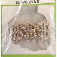Dollar Bling Knuckle Ring
