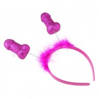 Pink Willy Headband