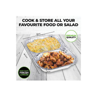 Foil BBQ Double Compartment Tray (35x26.5x6cm)*