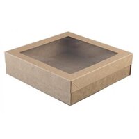 Small Kraft Grazing Boxes (225x225x60mm) - Pk 2
