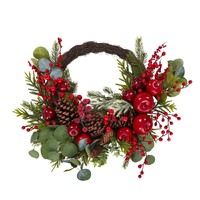 Christmas Fruit & Pinecones Wreath (61cm)