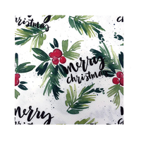 Christmas Berry Print Lunch Napkins - Pk 20