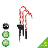 Candy Cake Solar Light Stakes (16x48cm) - Pk 3