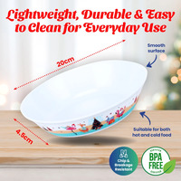 Christmas Summer Melamine Bowl (20x5cm)