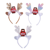 Reindeer Antler Sequin Headband (24x19cm)