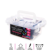 Low Voltage Multicolour Fairy Lights (12M)