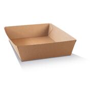 X-LARGE Kraft Corrugated Takeaway Trays - Pk 50