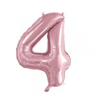 Link Pink Number 4 Foil Balloon (34")