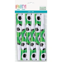 Soccer Theme Party Horns - Pk 6