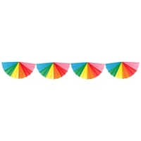 Rainbow Paper Fan Garland (4M)