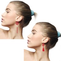 Chinese New Year Pendant Earrings