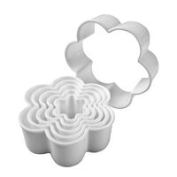 Mondo 6-Pc Flower Cookie Cutter Set