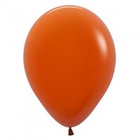 12cm Fashion Sunset Orange Sempertex Latex Balloons - Pk 100