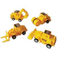 Toy Trucks Construction Party Favours - Pk 4