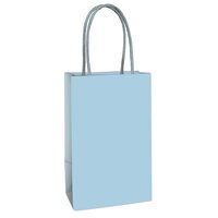 Pastel Blue Paper Gift Bags (21cm) - PK 8
