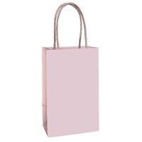 Pastel Pink Paper Gift Bags (21cm) - PK 8