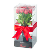 Dozen Mini Milk Chocolate Rose Bouquet (84g)