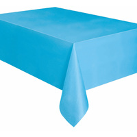 Plastic Table Cover, Rectangular - Powder Blue