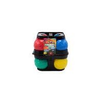 Bocce Ball Game Set 9pce Large Ball: 7cm & Small Ball 3cm Red, Green, Blue & Yellow