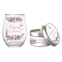 Someone Special Stemless Glass and Candle Gift Set