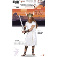 Adults White Viking Tunic Costume