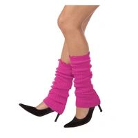 Neon Pink Leg Warmers (Set Pair)
