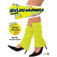 Neon Yellow Leg Warmers (Set Pair)