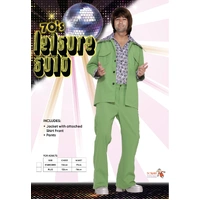 Men's Green 70s Leisure Suit