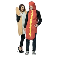 Hot Dog & Bun Couples Costume Set