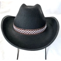Black Rustic Cowboy Hat