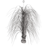 Large Silver Foil Spray Centrepiece (71 cm)