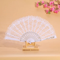Lace & Wood Hand Fan