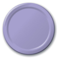 Lavender Round Paper Lunch Plates (18cm) - PK 24