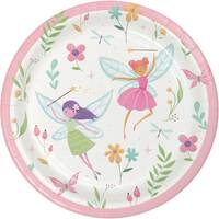 Fairy Forest Lunch Paper Plates (18cm) - Pk 8