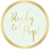 Ready To Pop Baby Shower Paper Plates (23cm) - Pk 8