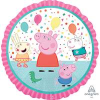 Peppa Pig Party Round Foil Balloon (45 cm)	