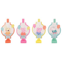 Peppa Pig Party Blowouts (12 cm) - Pk 8