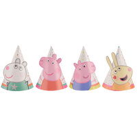 Peppa Pig Party Mini Hats (8 cm) - Pk 8