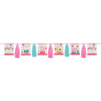Peppa Pig Party Tassel Glittered Garland (3M)	