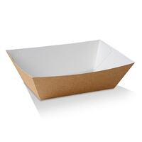 XL Kraft Takeaway Food Trays - Pk 200