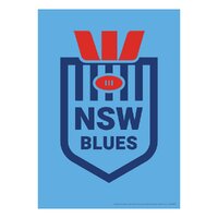 NSW Blues State of Origin Poster (59x42cm)