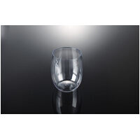 350ml Stemless Wine Glass Clear - Pk 4