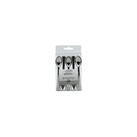 Stainless Steel-Look Mini Dessert Spoons - Pk 40