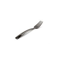 Flared Premium Reusable Plastic Silver Forks - Pk 50
